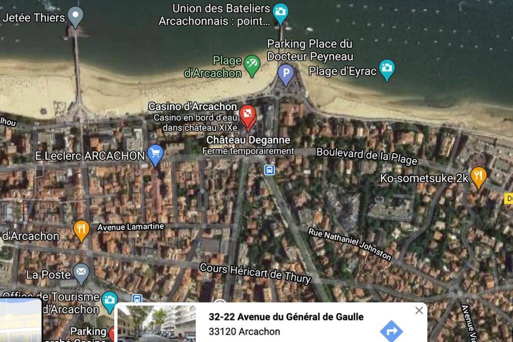 T2 Full Centre At 7 Min From The Beach Аркашон Екстериор снимка